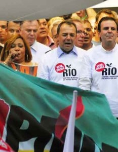 Alcione defendendo royalties para o Rio de Janeiro
