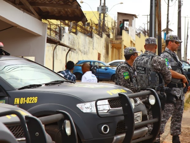Homens da Força Nacional estão no Complexo Penitenciário de Pedrinhas desde o ano passado