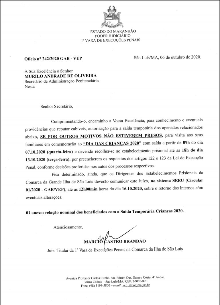 BLOG DO PAULINHO CASTRO  Juiz libera 942 detentos de Pedrinhas