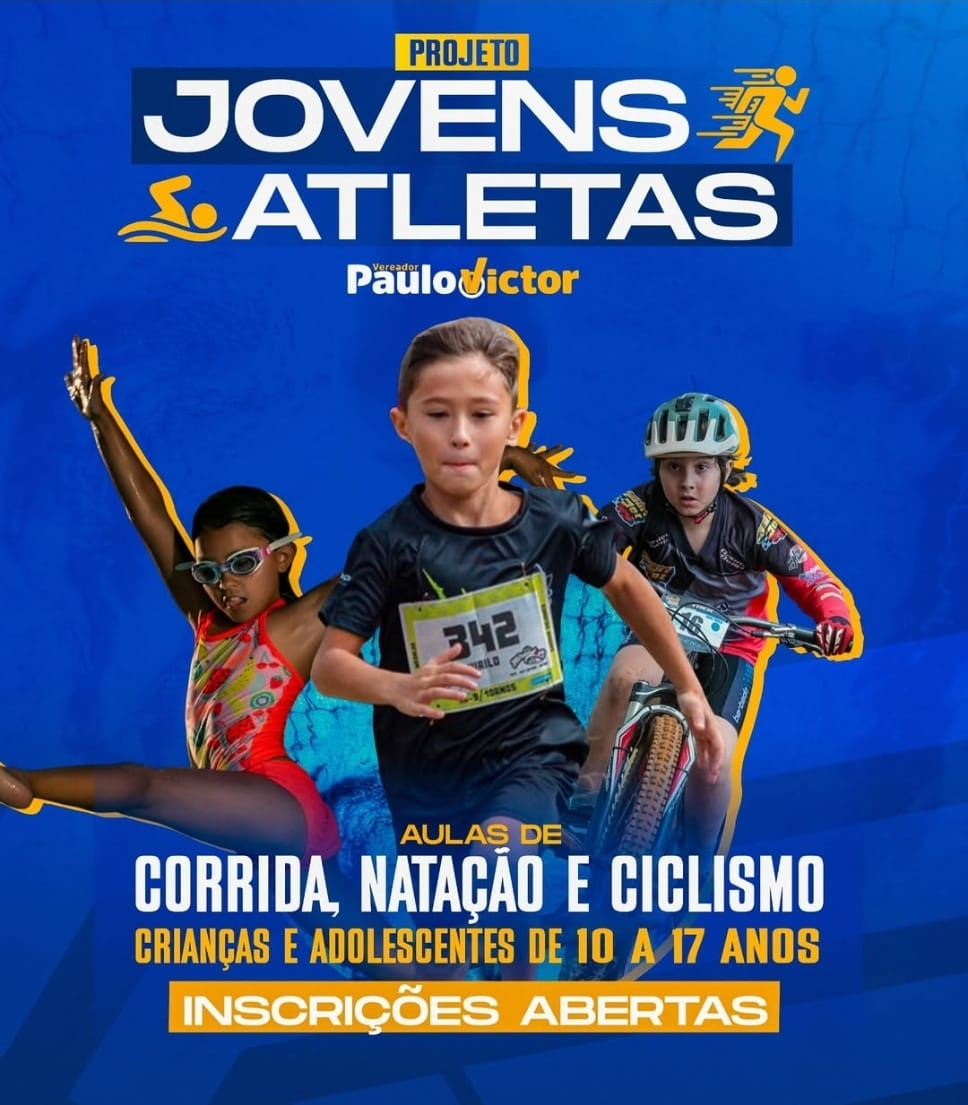 Paulo Victor anuncia inscrições para o projeto ‘Jovens Atletas’