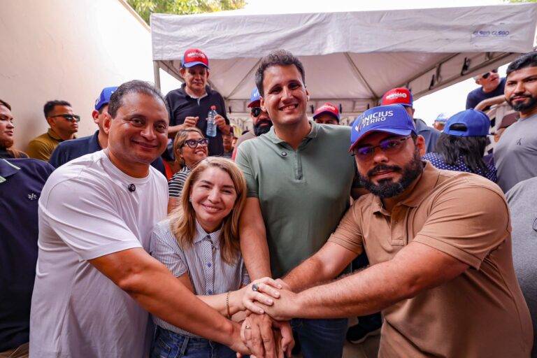 Dudu Diniz recebe Orleans, Iracema e Audreia Noleto, e reafirma apoio a grupo Brandão